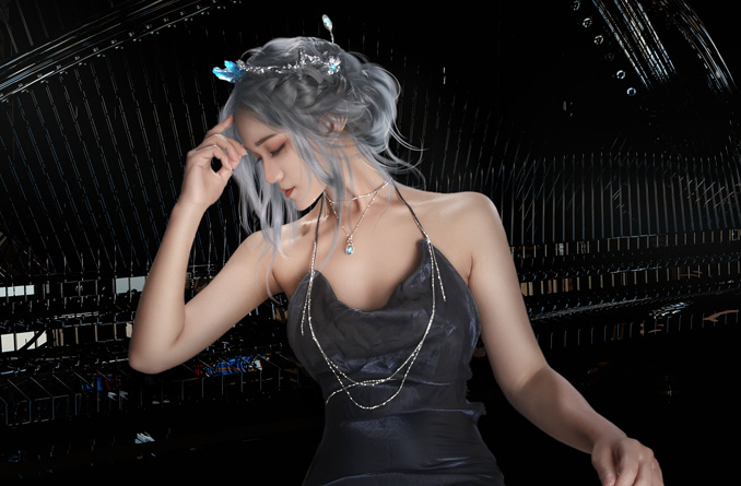 鬼刀海琴煙黑天鵝cos